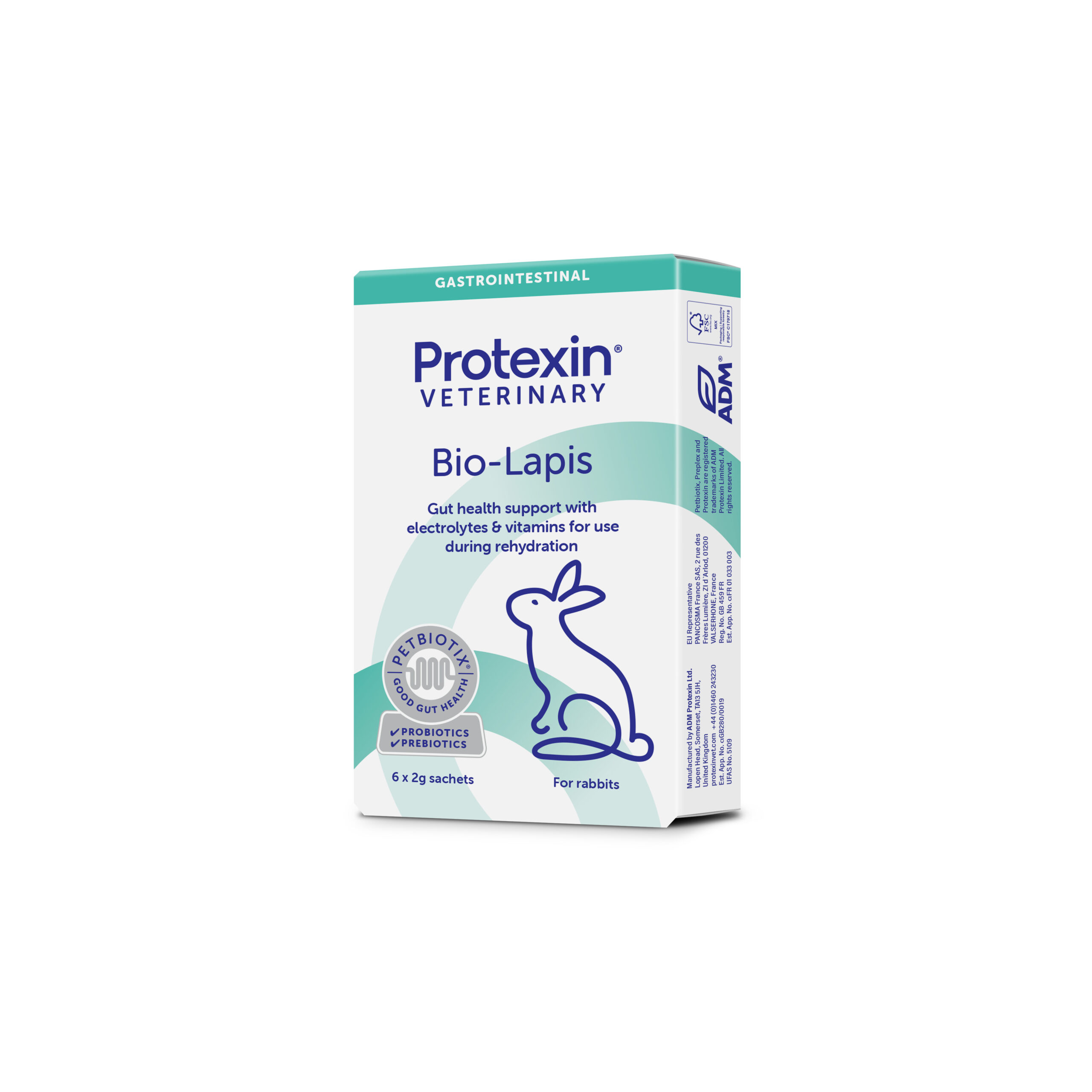 Bio-Lapis for Rabbits 6x2g Protexin - obrazek 2